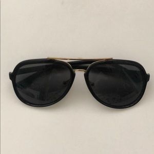 Black and gold aviators